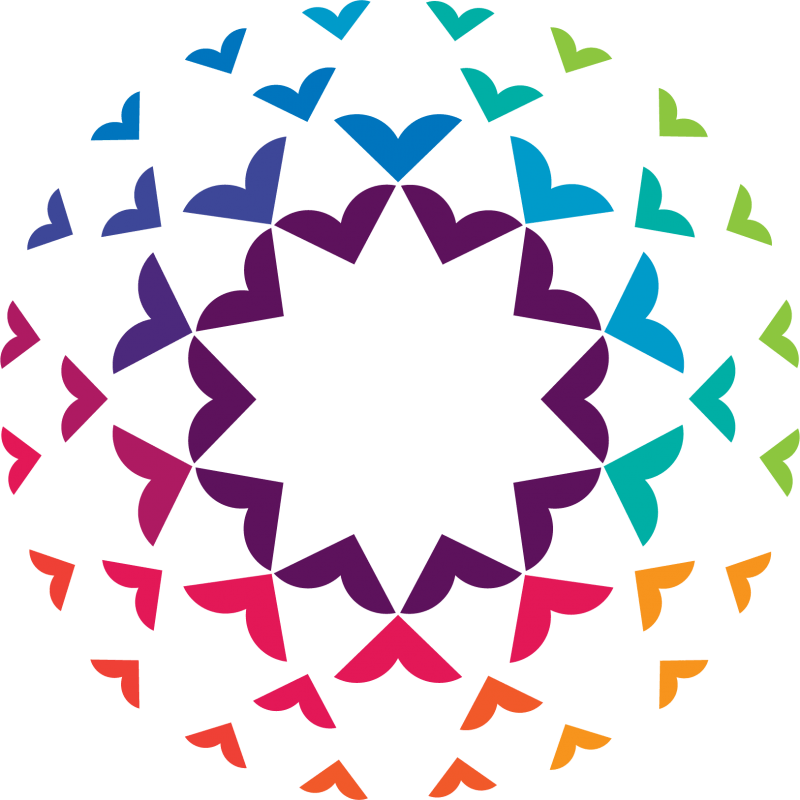 colourful VisAbility circular symbol
