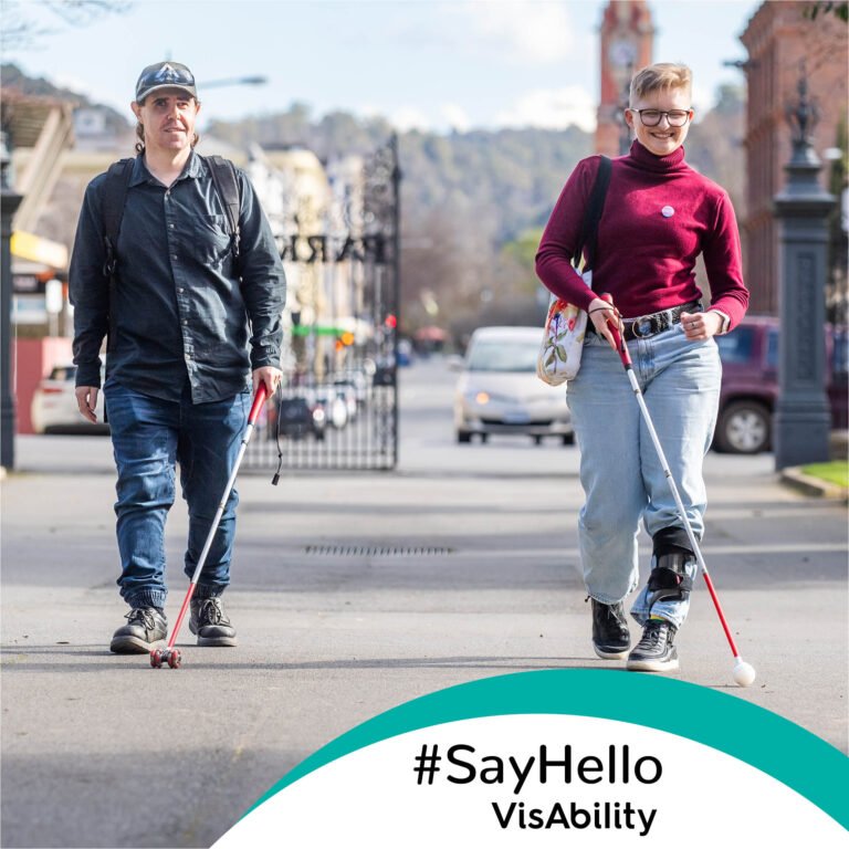 Say Hello Campaign VisAbility Tasmania